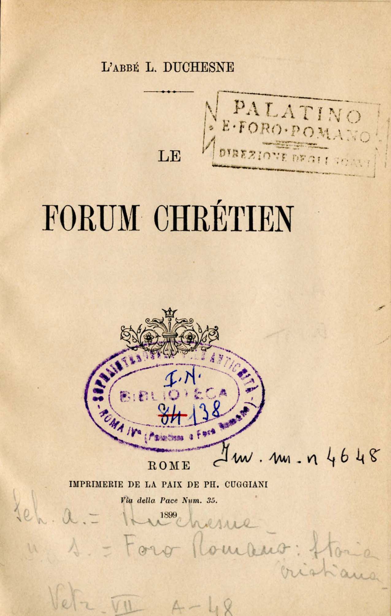Le Forum chrétien 
