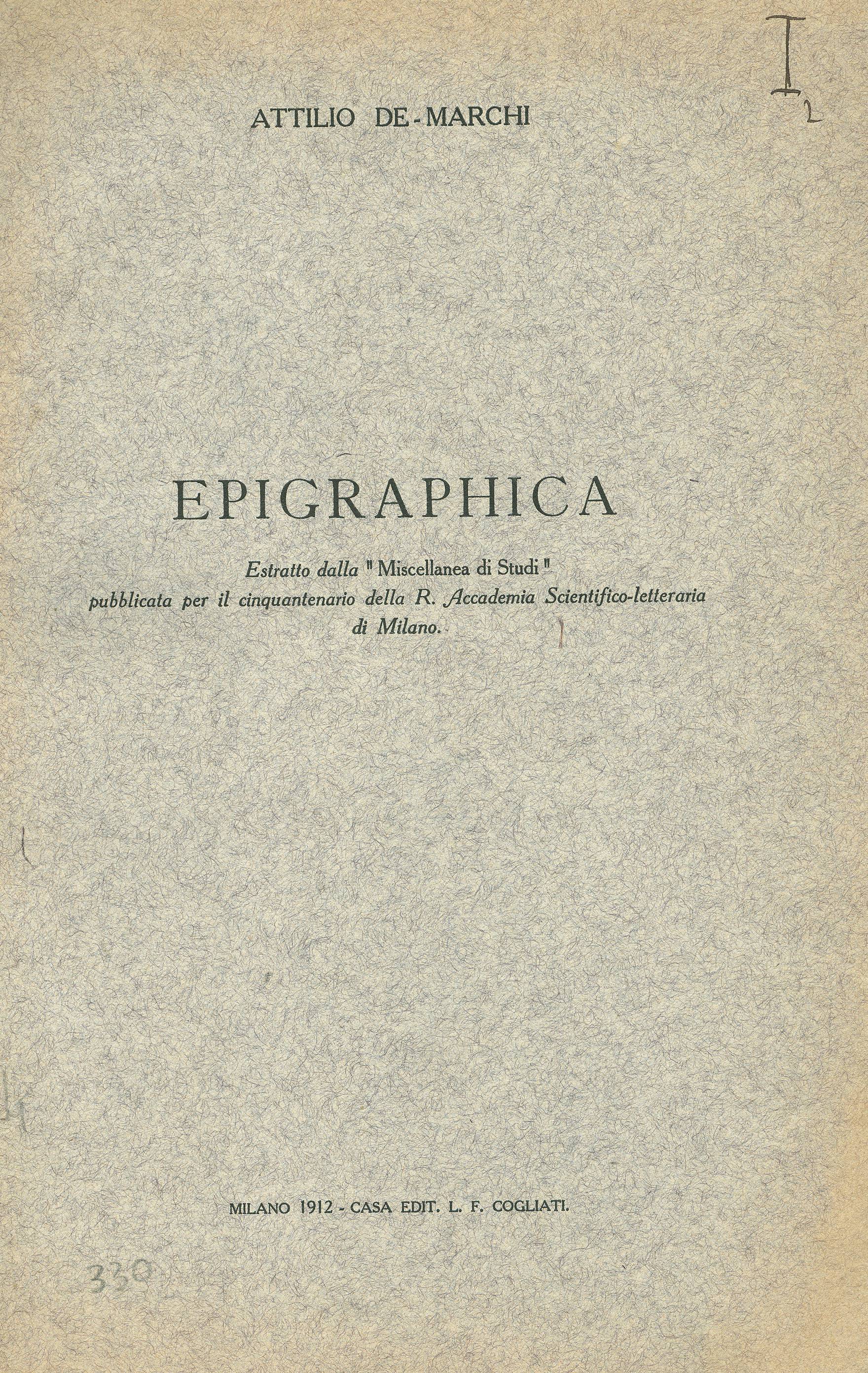 Epigraphica
