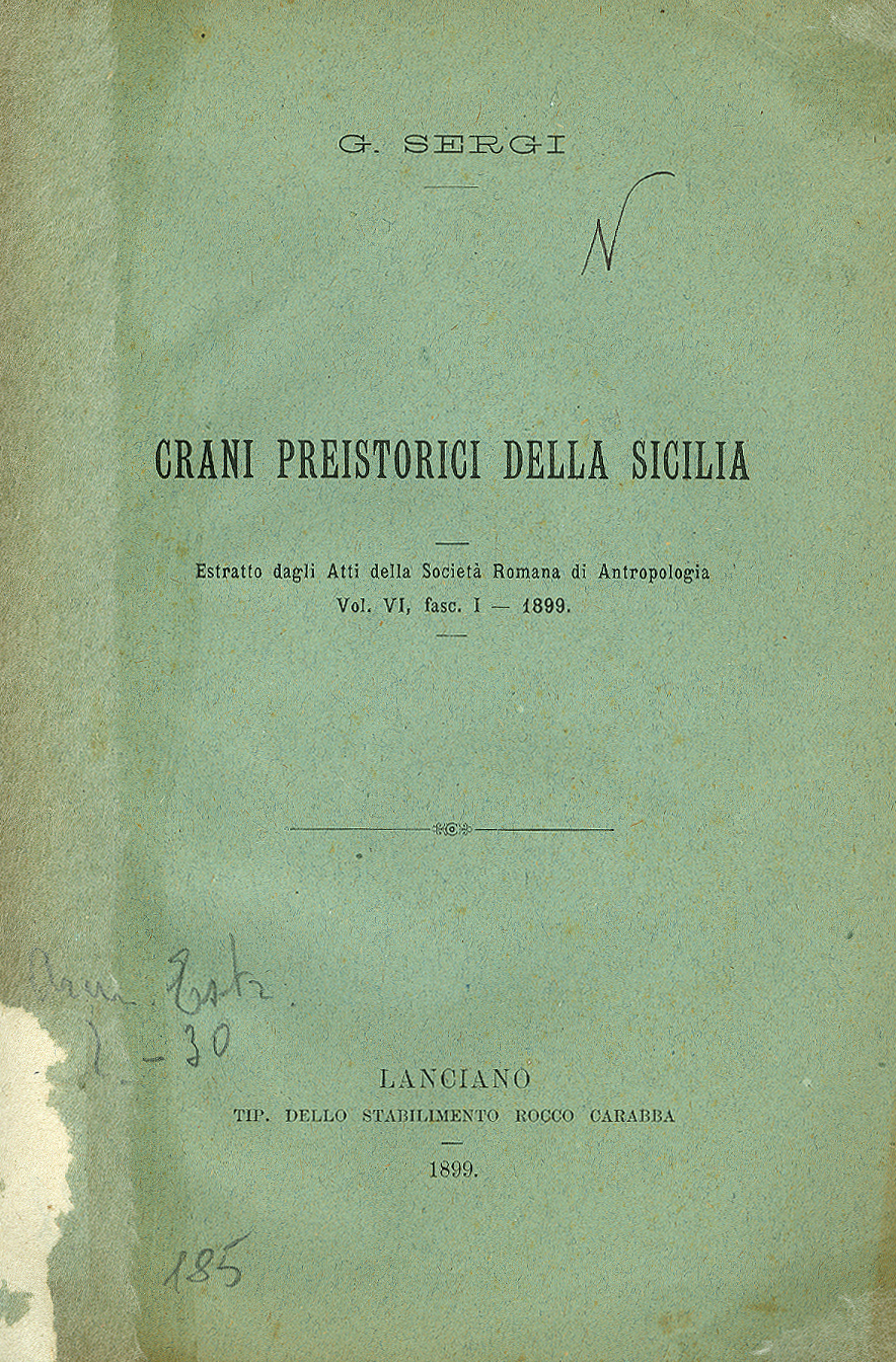 Crani preistorici della Sicilia