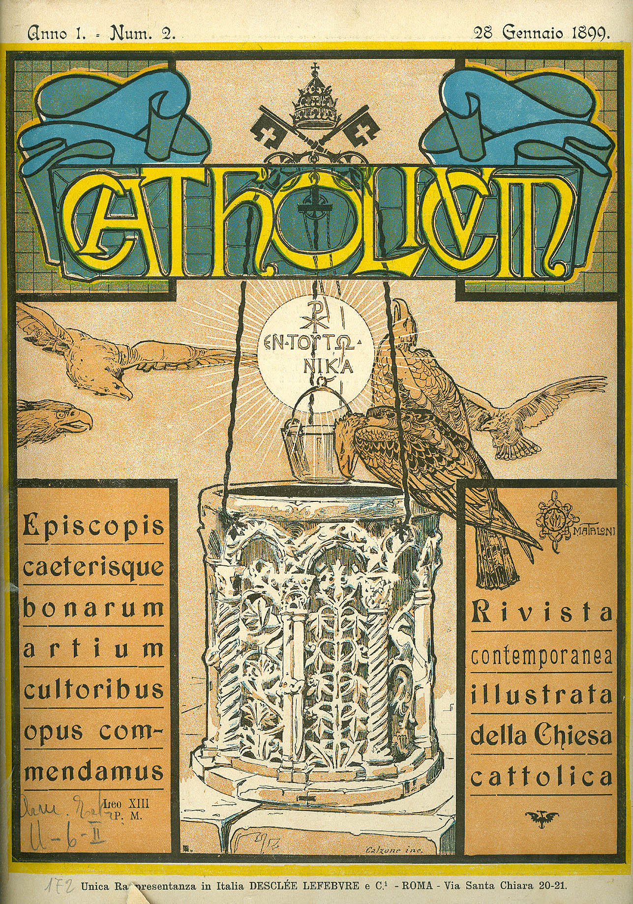 Catholicum. Rivista contemporanea illustrata della Chiesa cattolica (N.2, 28 gennaio 1899)