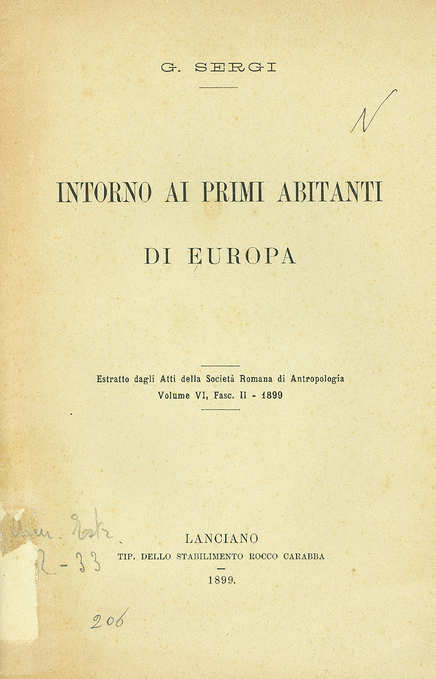 Intorno ai primi abitanti di Europa