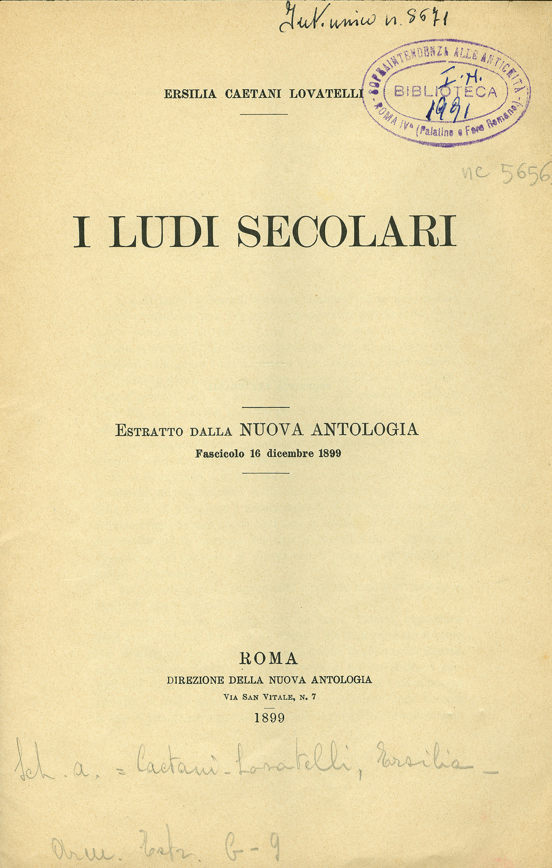 I Ludi Secolari