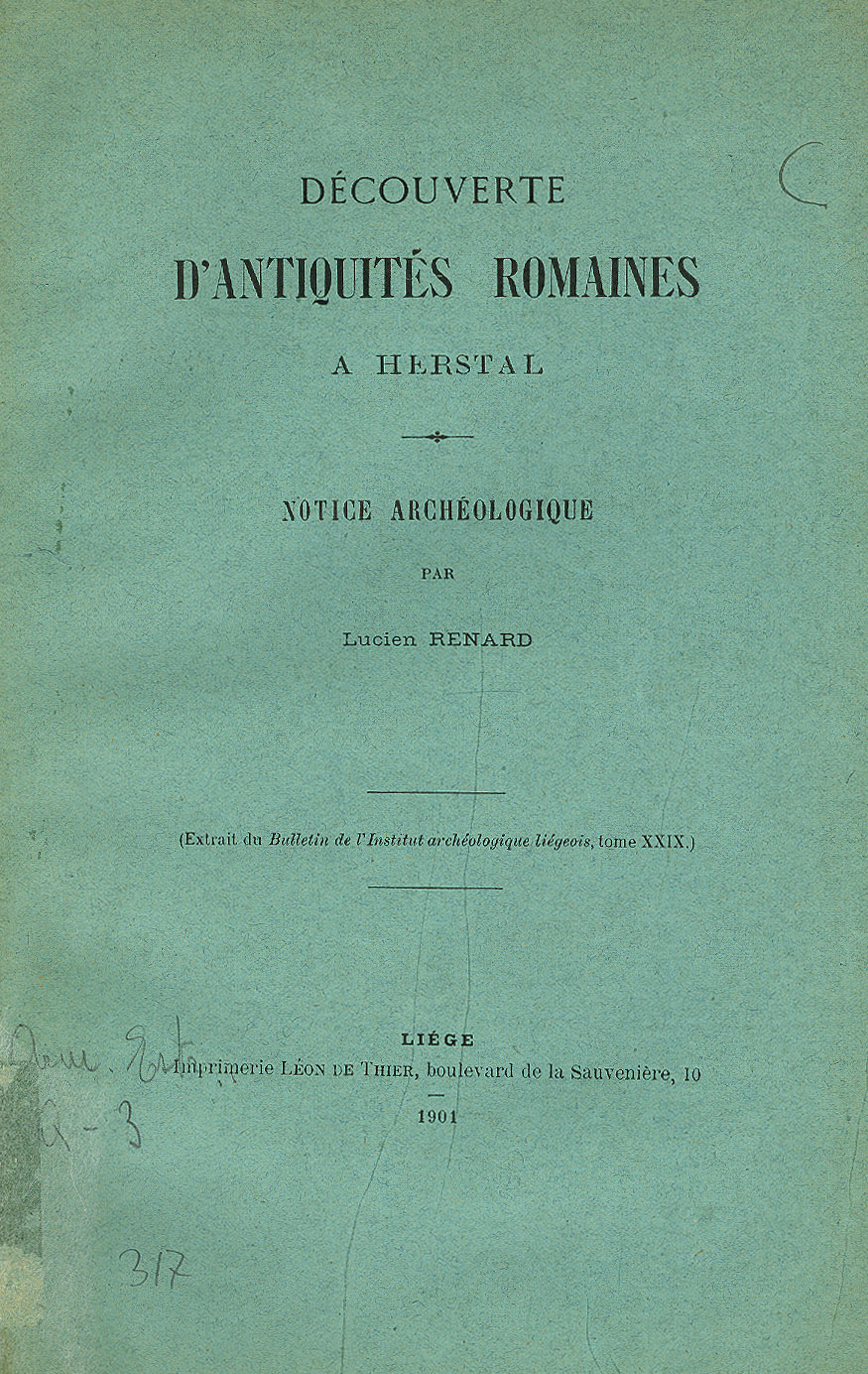 Dècouverte d'antiquités romaines a Herstal