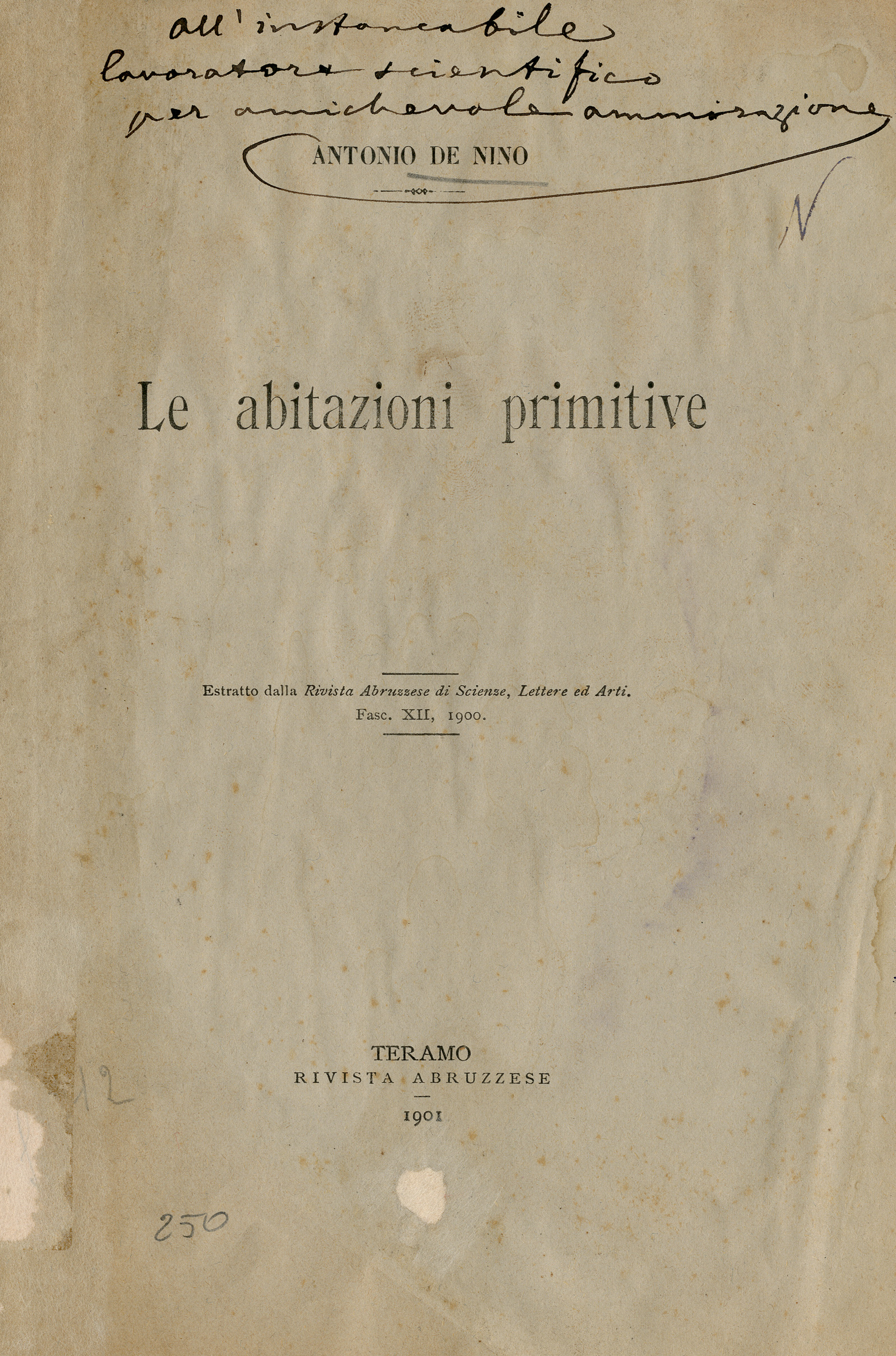 Le abitazioni primitive