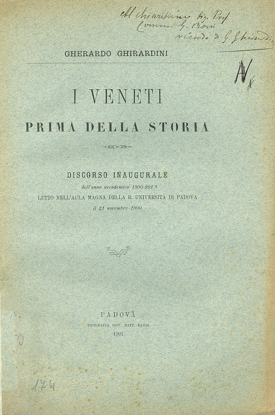 I Veneti prima della storia
