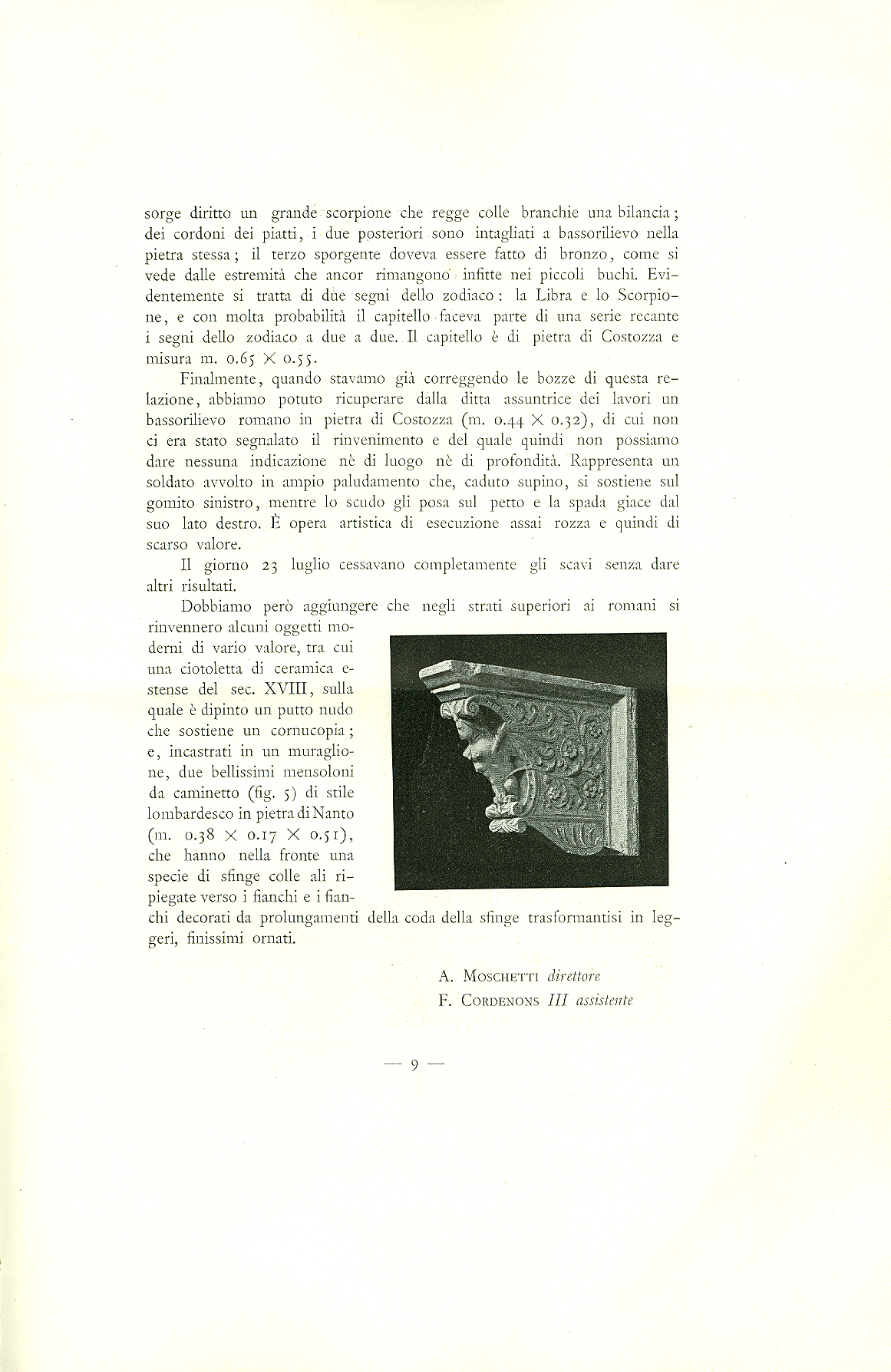 Relazione degli scavi archeologici eseguiti in occasione della fabbrica del nuovo palazzo detto "del Gallo" dal 2 gennaio al 23 luglio 1902