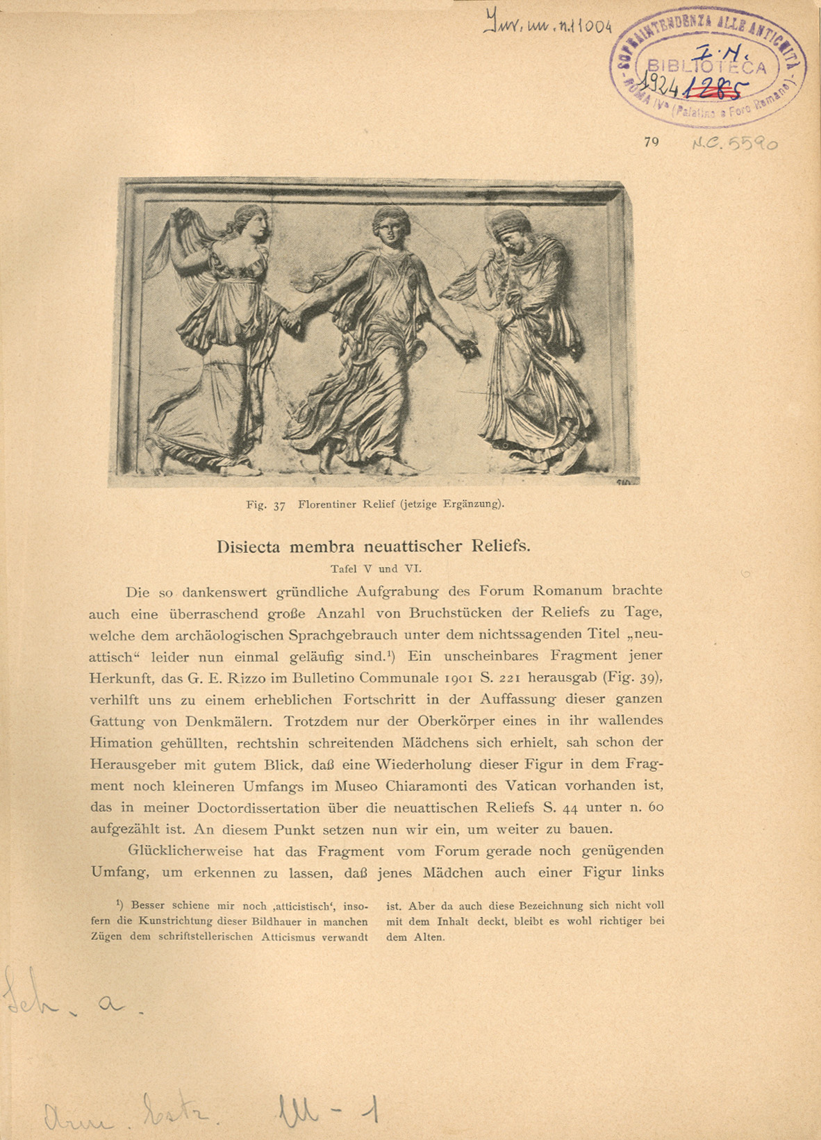 Disiecta membra neuattischer Reliefs