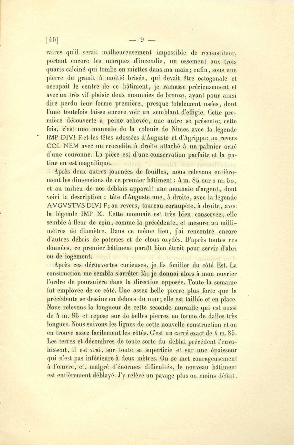 Rapport sur des fouilles exécutées au Mont Jouër près de Saint-Goussaud (Creuse)