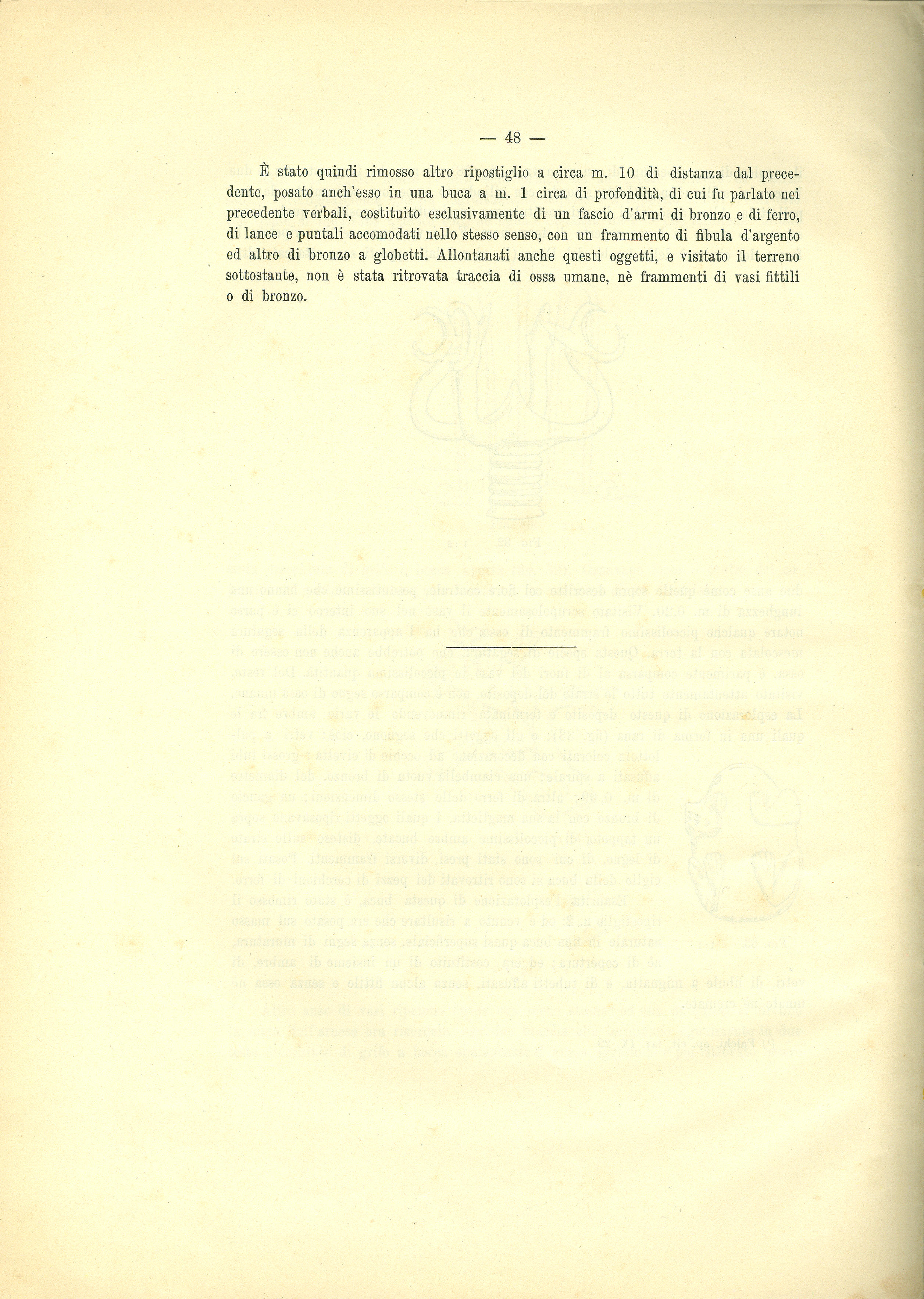 Vetulonia. Scavi dell' anno 1894 scoperte nell'area della città e della necropoli