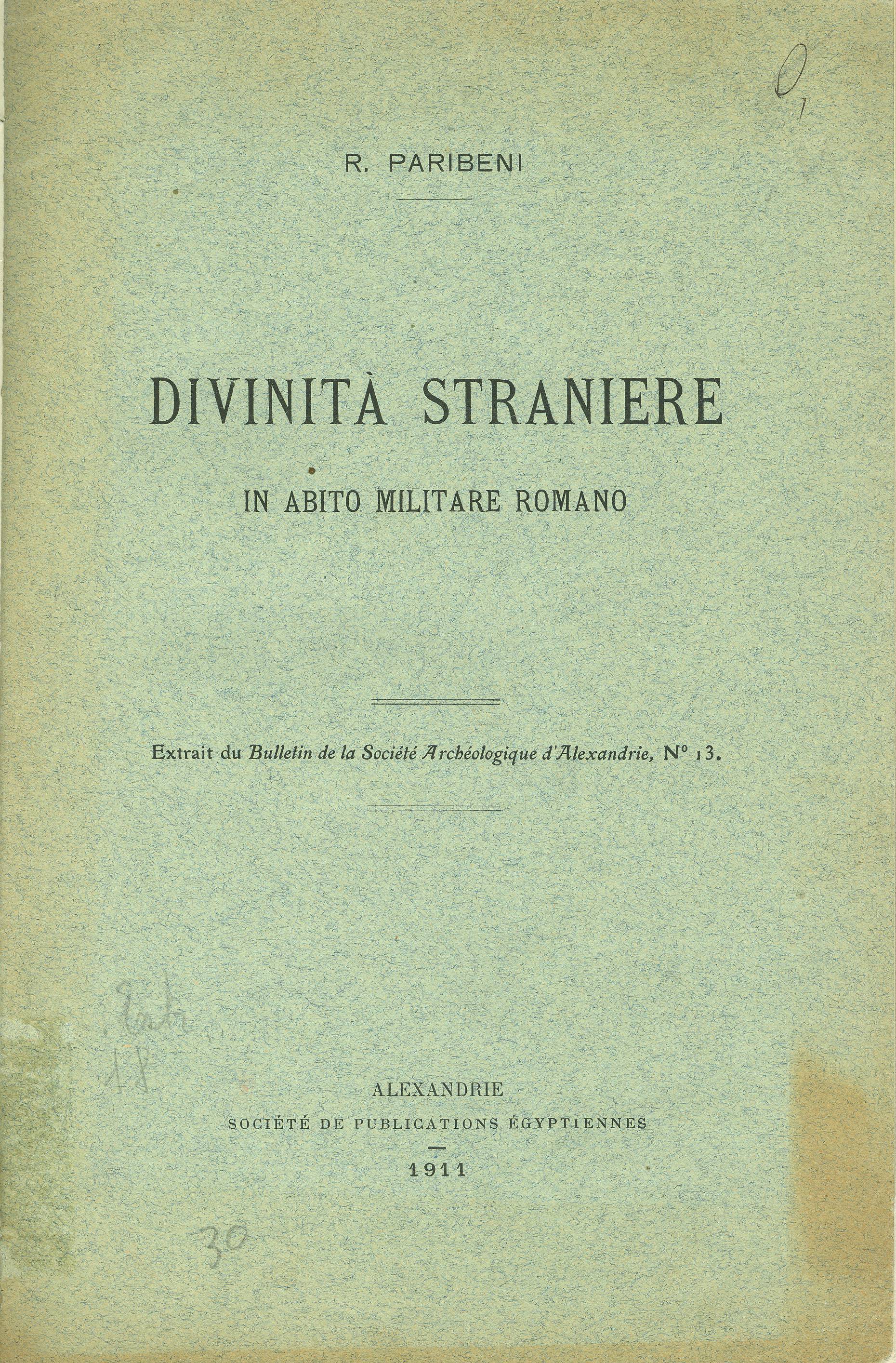 Divinità straniere in abito militare romano