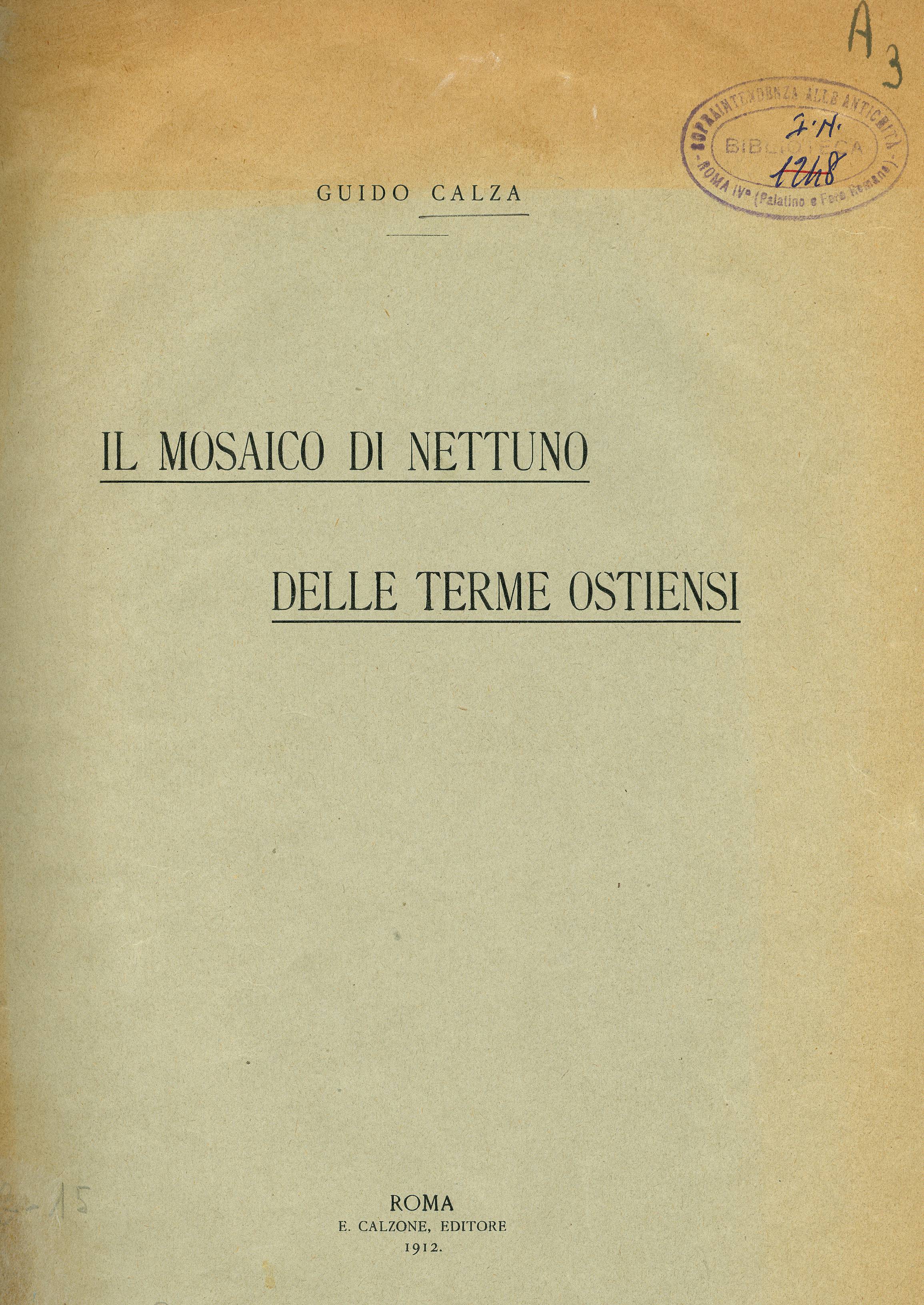 Il mosaico di Nettuno delle Terme Ostiensi
