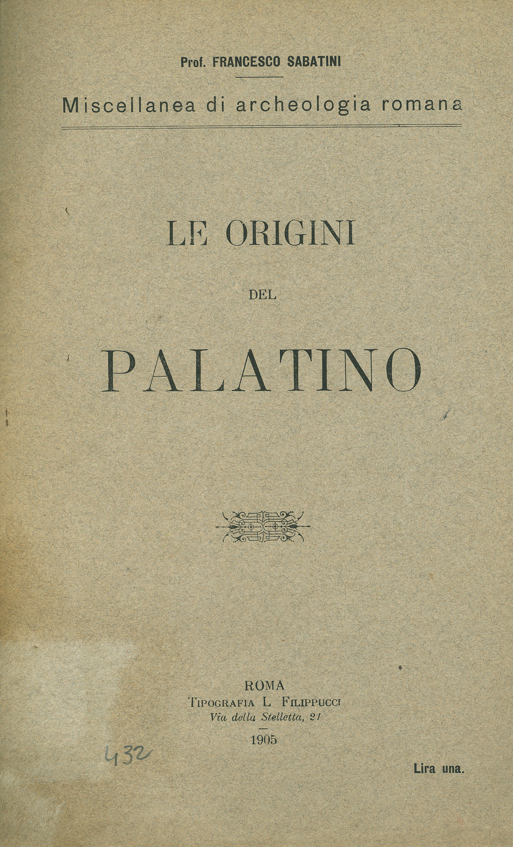 Le origini del Palatino