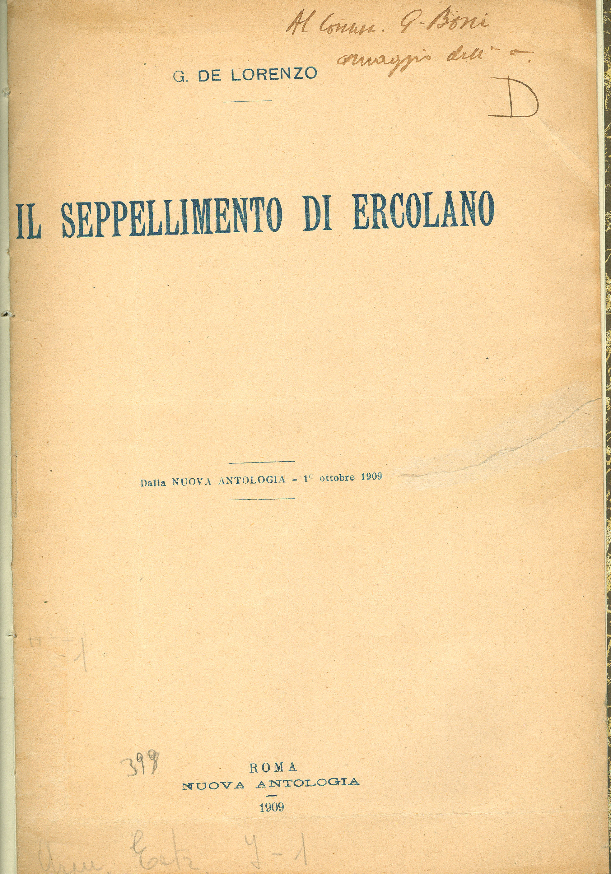 Il seppellimento di Ercolano