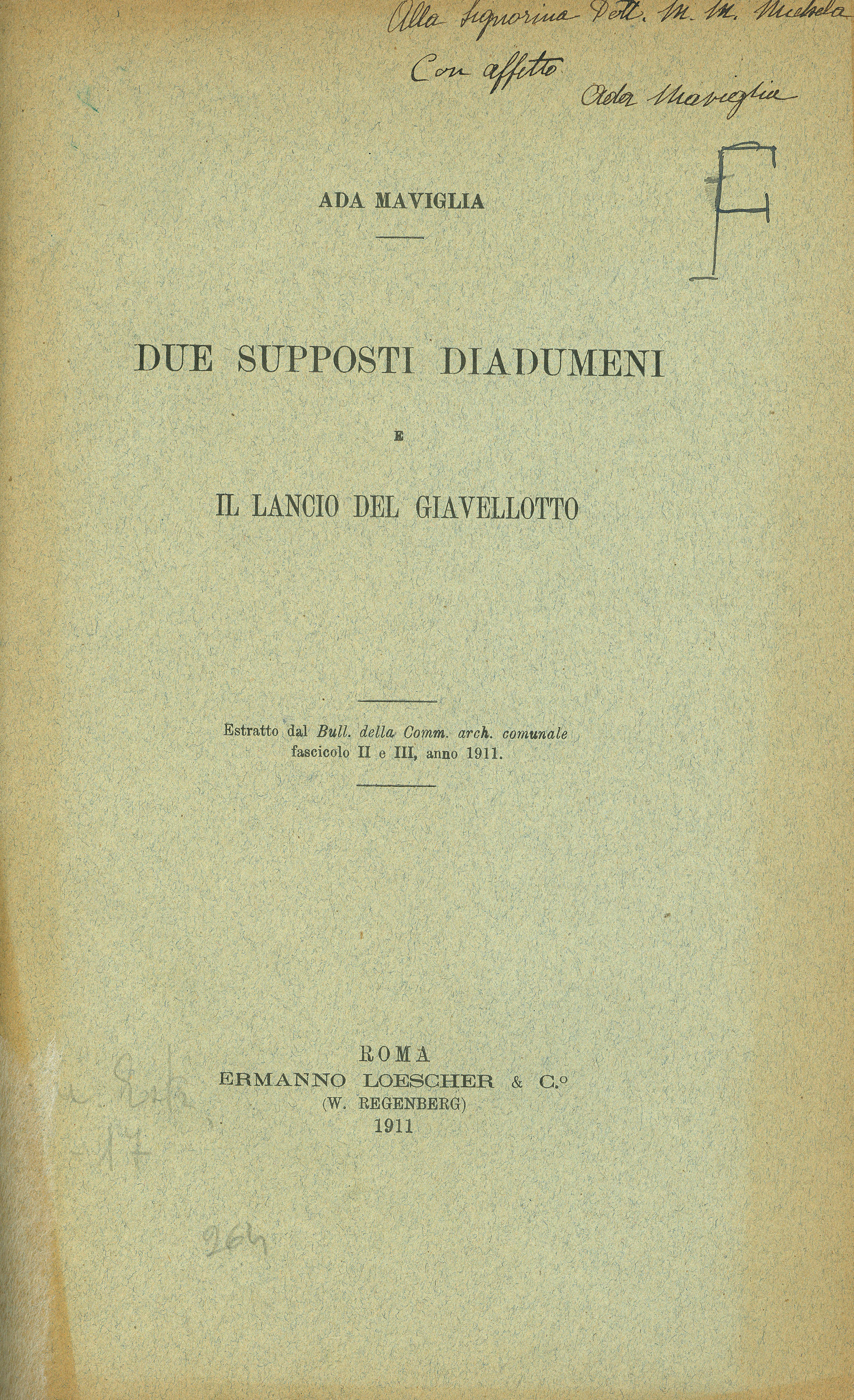 Due supposti Diadumeni e il lancio del giavellotto