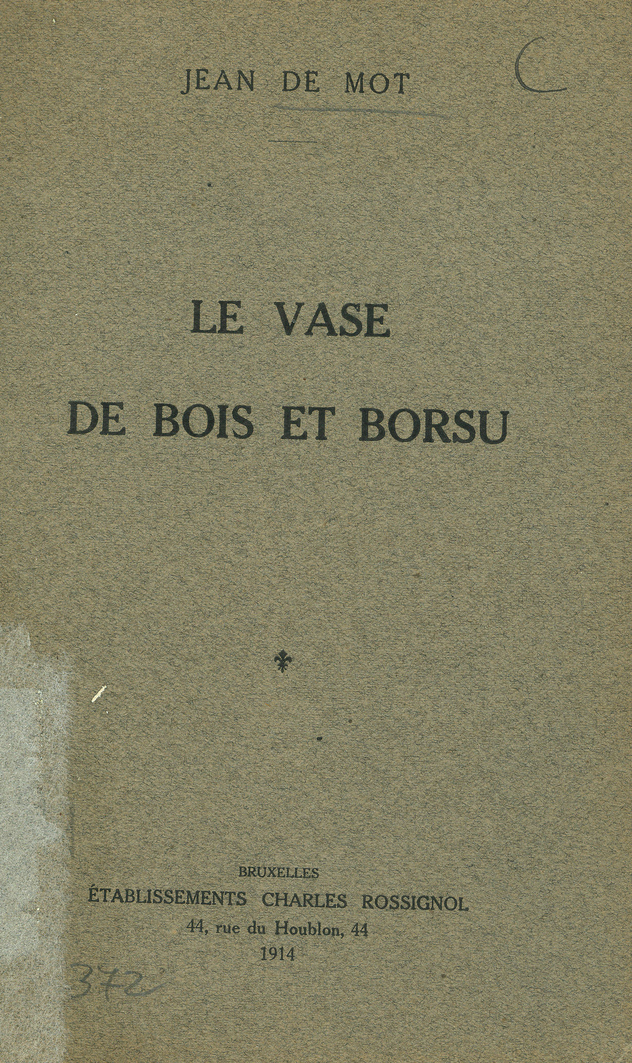 Le Vase de Bois et Borsu