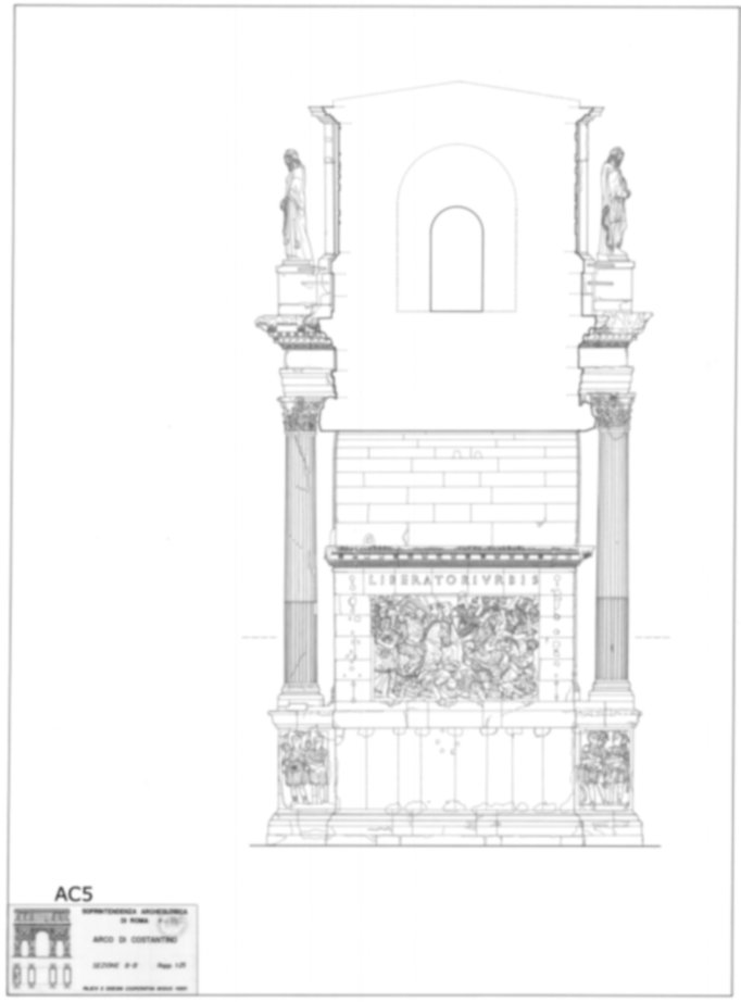 Roma, Piazza del Colosseo. Arco di Costantino
