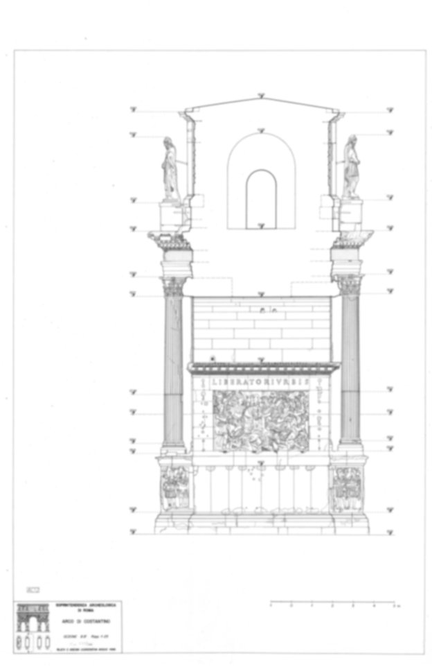 Roma, Piazza del Colosseo. Arco di Costantino