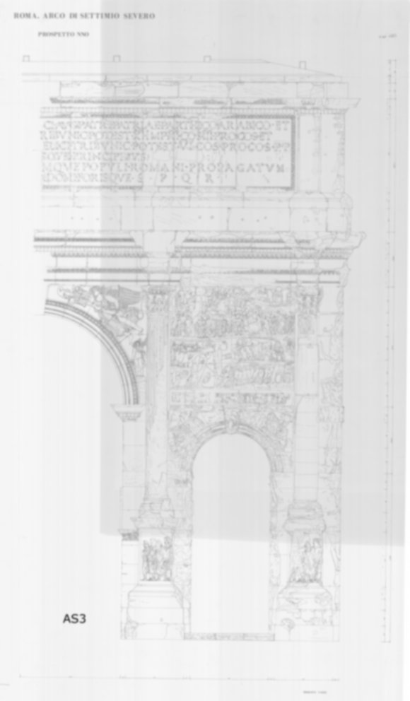 Roma, Foro Romano. Arco di Settimio Severo
