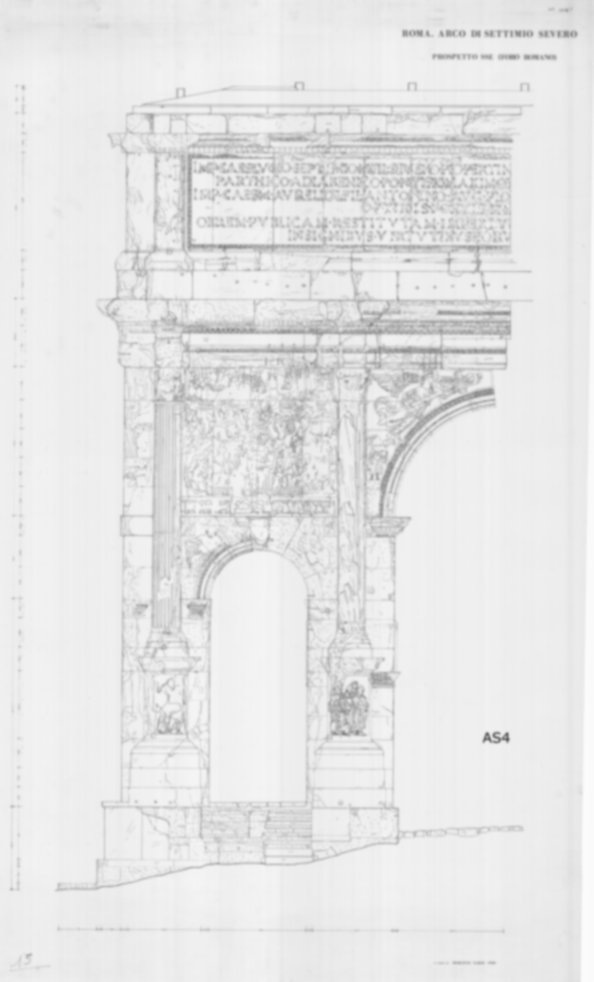 Roma, Foro Romano. Arco di Settimio Severo