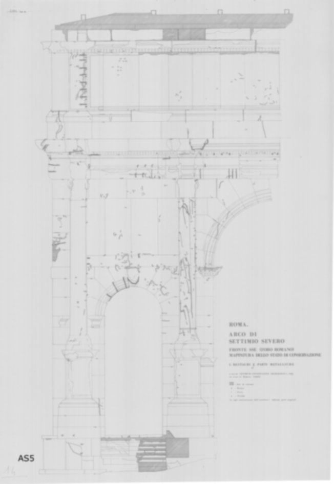 Roma, Foro Romano. Arco di Settimio Severo