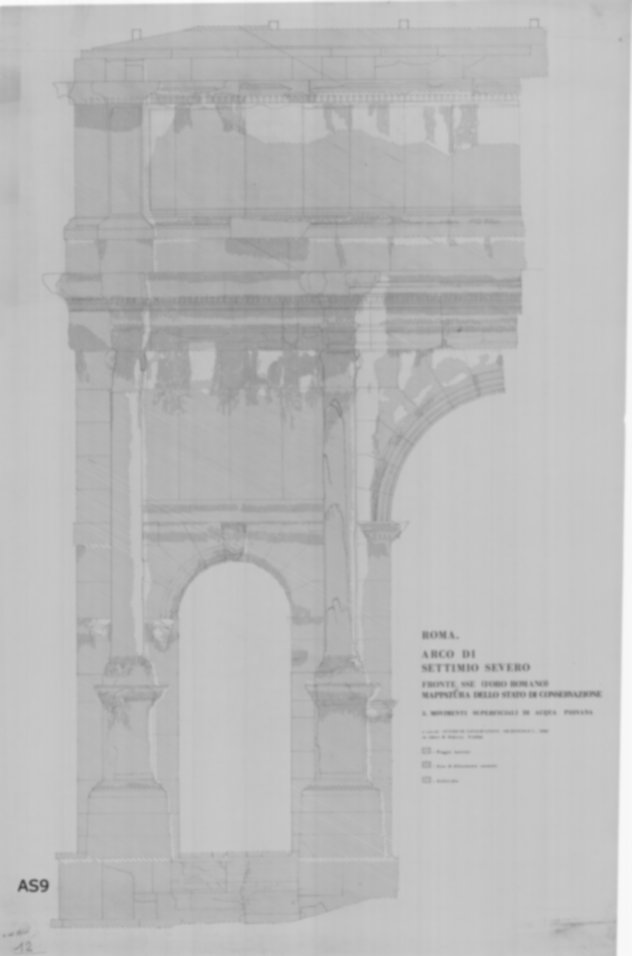 Roma, Foro Romano. Arco di Settimio Severo