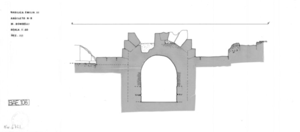 Roma, Foro Romano. Basilica Emilia; Argileto; Foro di Cesare;  Vicus Iani
