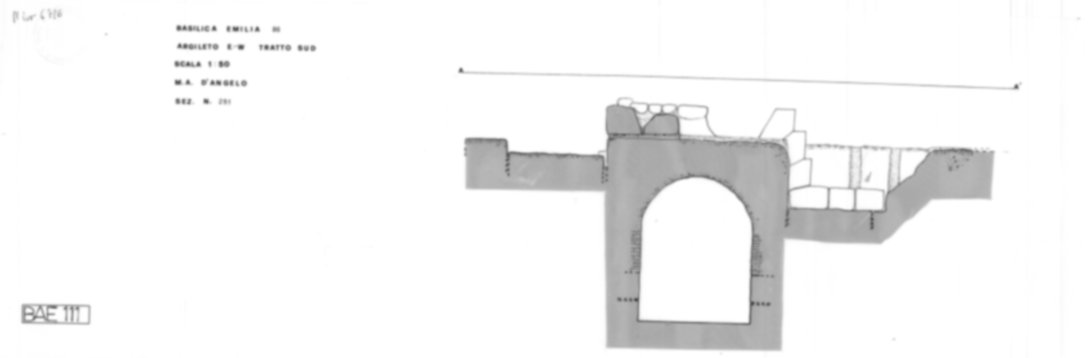 Roma, Foro Romano. Basilica Emilia; Argileto; Foro di Cesare;  Vicus Iani
