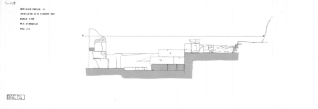 Roma, Foro Romano. Basilica Emilia; Argileto; Foro di Cesare;  Vicus Iani