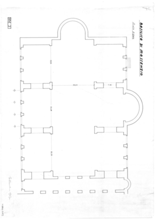 Roma, Foro Romano. Basilica di Massenzio