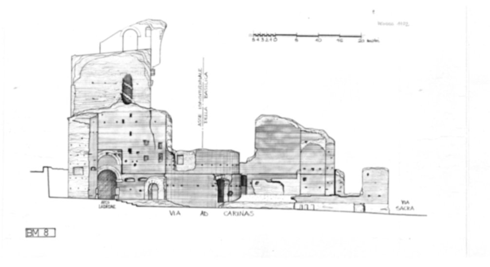 Roma, Foro Romano. Basilica di Massenzio