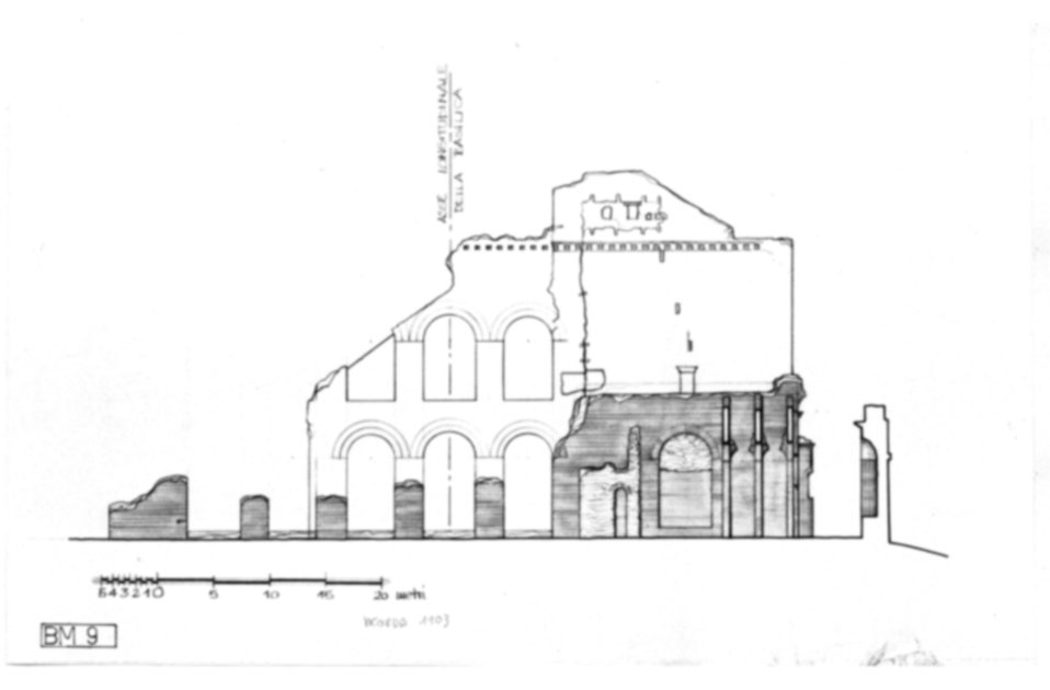 Roma, Foro Romano. Basilica di Massenzio