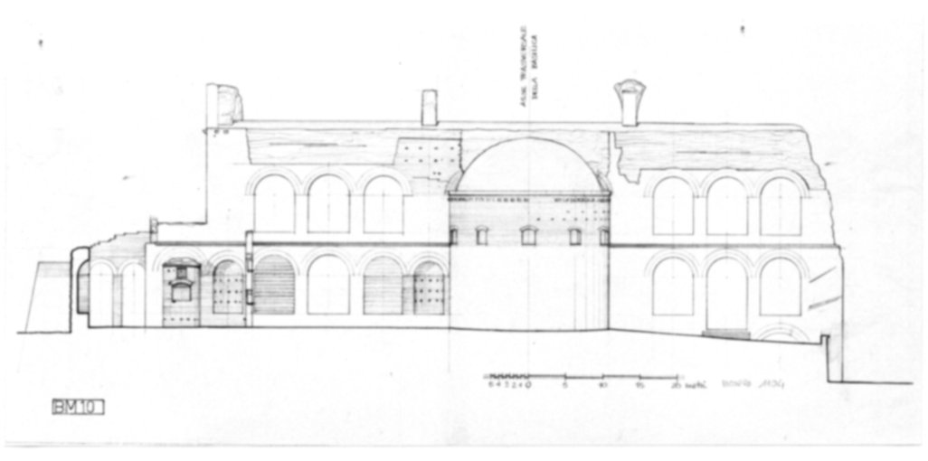 Roma, Foro Romano. Basilica di Massenzio