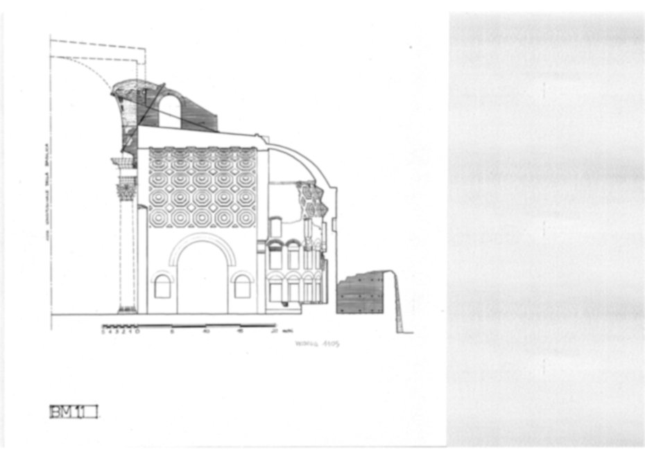 Roma, Foro Romano. Basilica di Massenzio