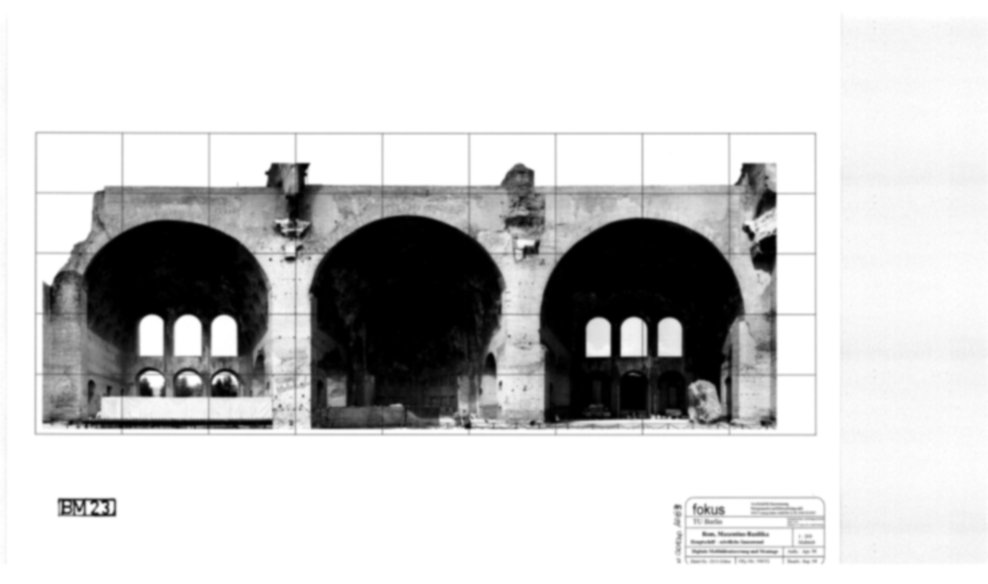 Roma, Foro Romano. Basilica di Massenzio