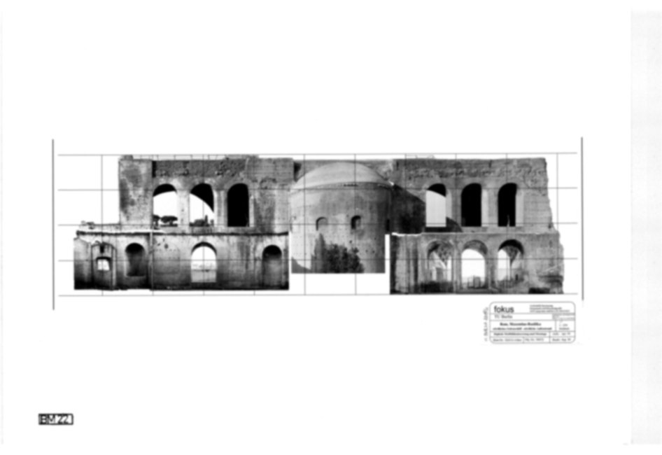 Roma, Foro Romano. Basilica di Massenzio