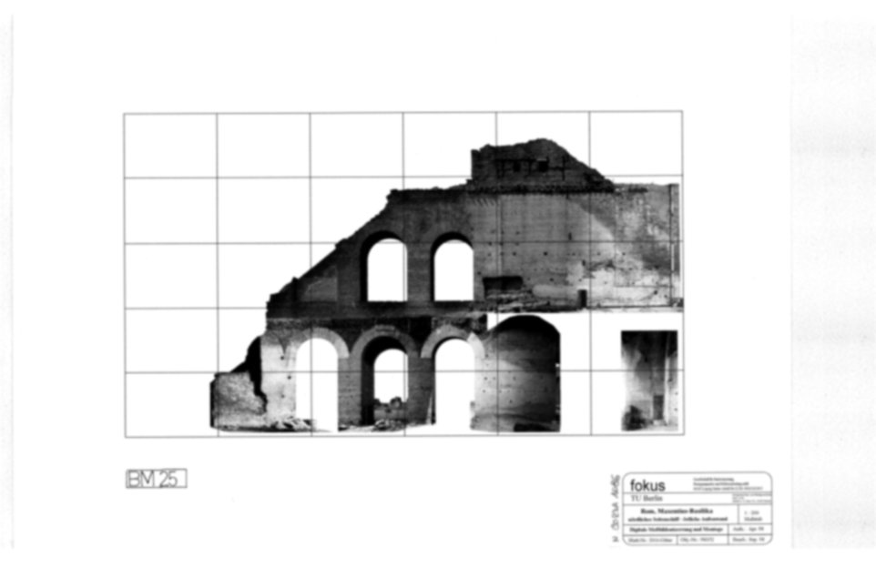 Roma, Foro Romano. Basilica di Massenzio