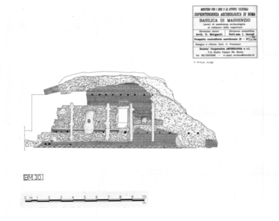 Roma, Foro Romano. Basilica di Massenzio