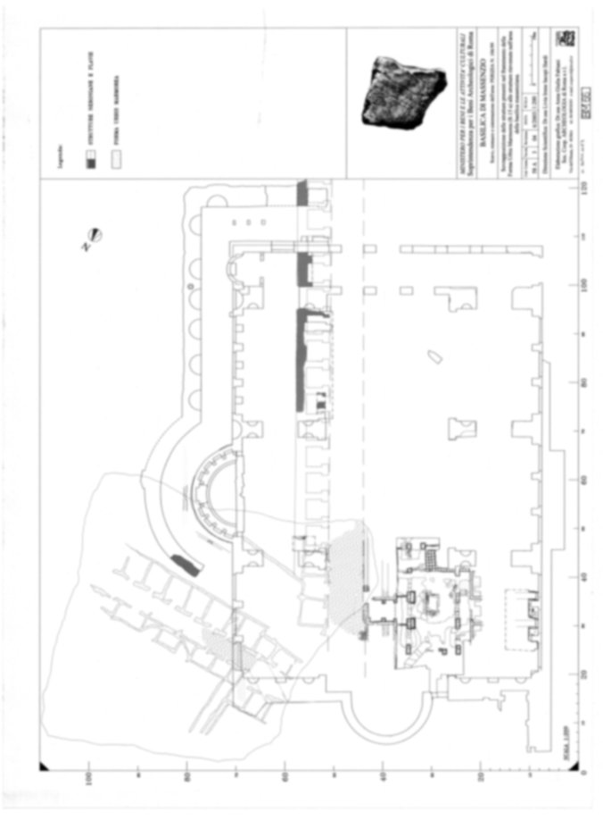 Roma, Foro Romano. Basilica di Massenzio; Horrea Piperataria