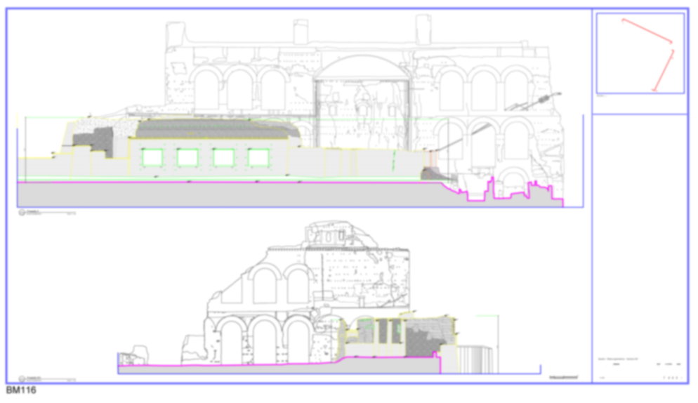 Roma, Foro Romano. Basilica di Massenzio