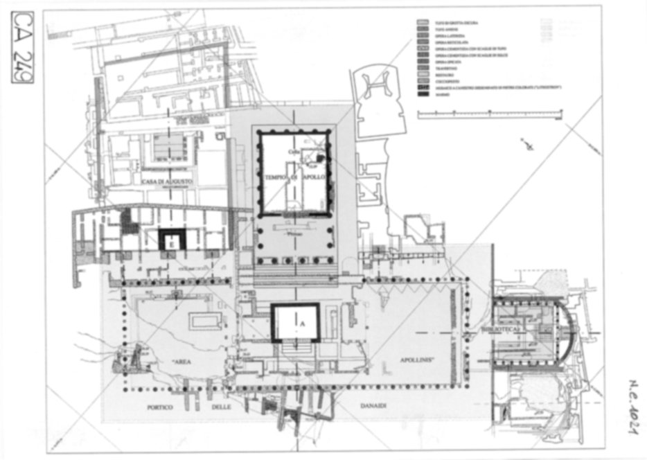 CA249 - Roma, Palatino. Complesso augusteo. Casa di Augusto