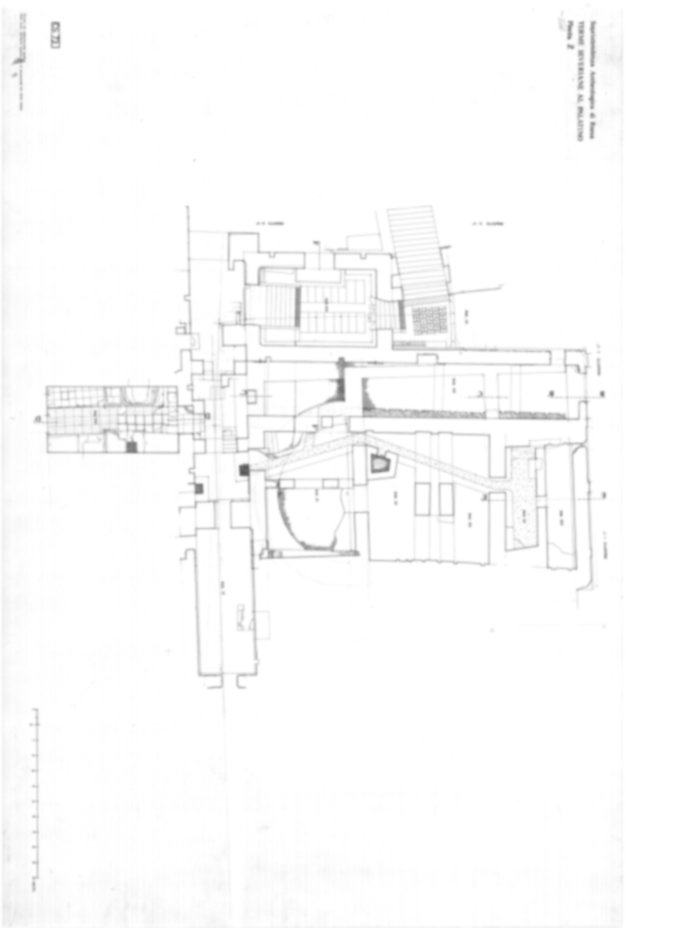 Roma, Palatino. Complesso severiano. Terme severiane