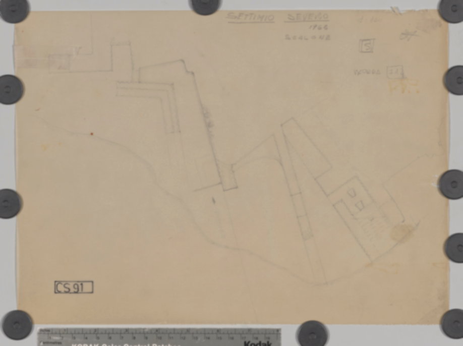 Roma, Palatino. Complesso severiano. Domus Severiana