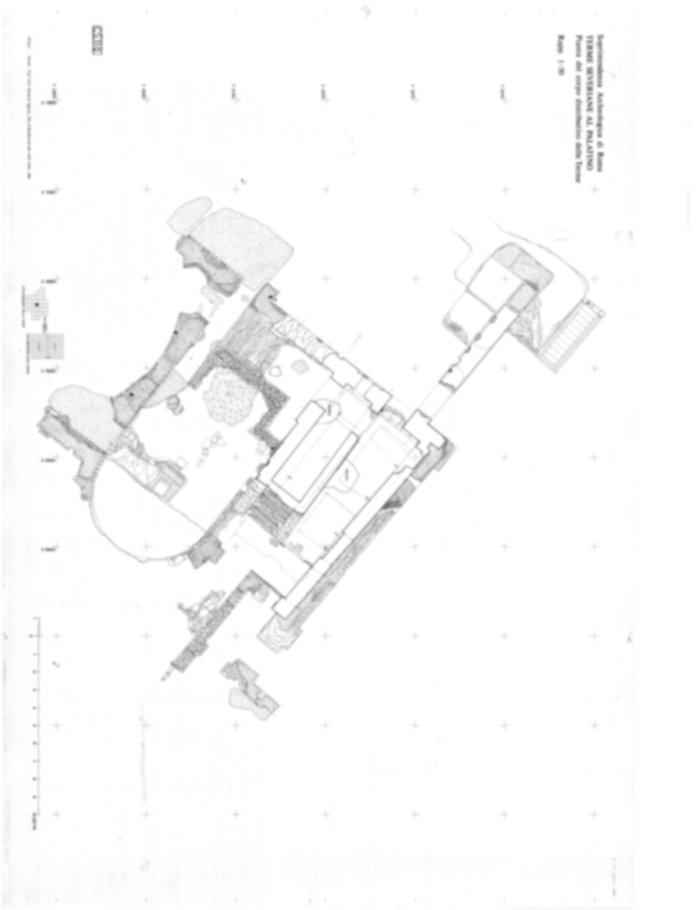 Roma, Palatino. Complesso severiano. Terme severiane