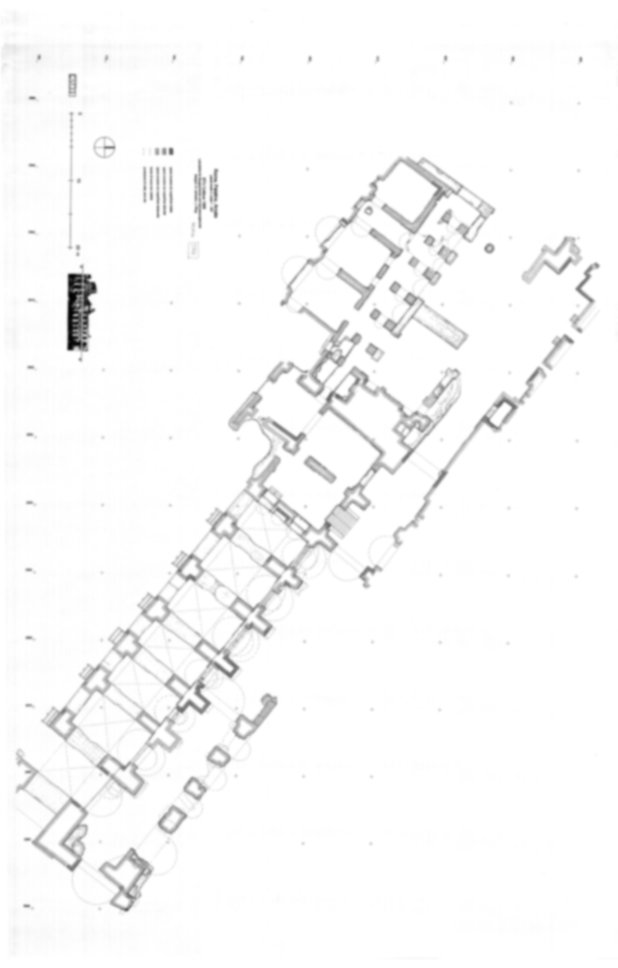 Roma, Palatino. Complesso severiano. Arcate severiane