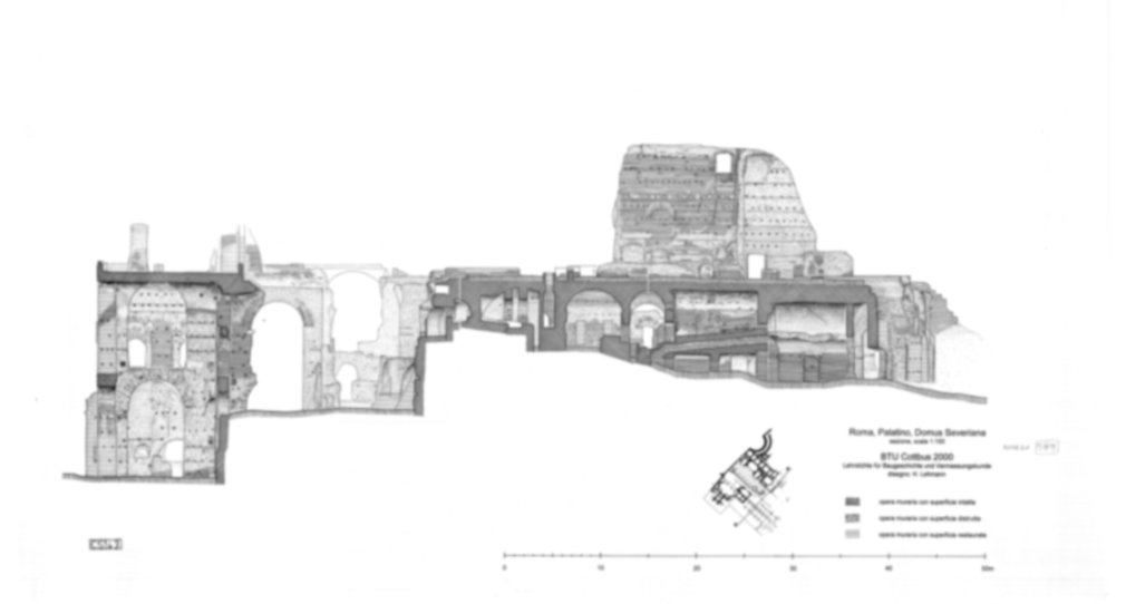 Roma, Palatino. Complesso severiano. Domus Severiana