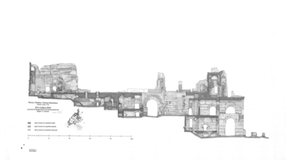Roma, Palatino. Complesso severiano. Domus Severiana