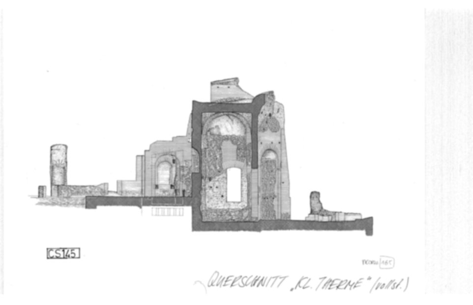 Roma, Palatino. Complesso severiano. Terme severiane