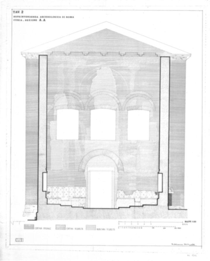 Roma, Foro Romano. Curia Senatus