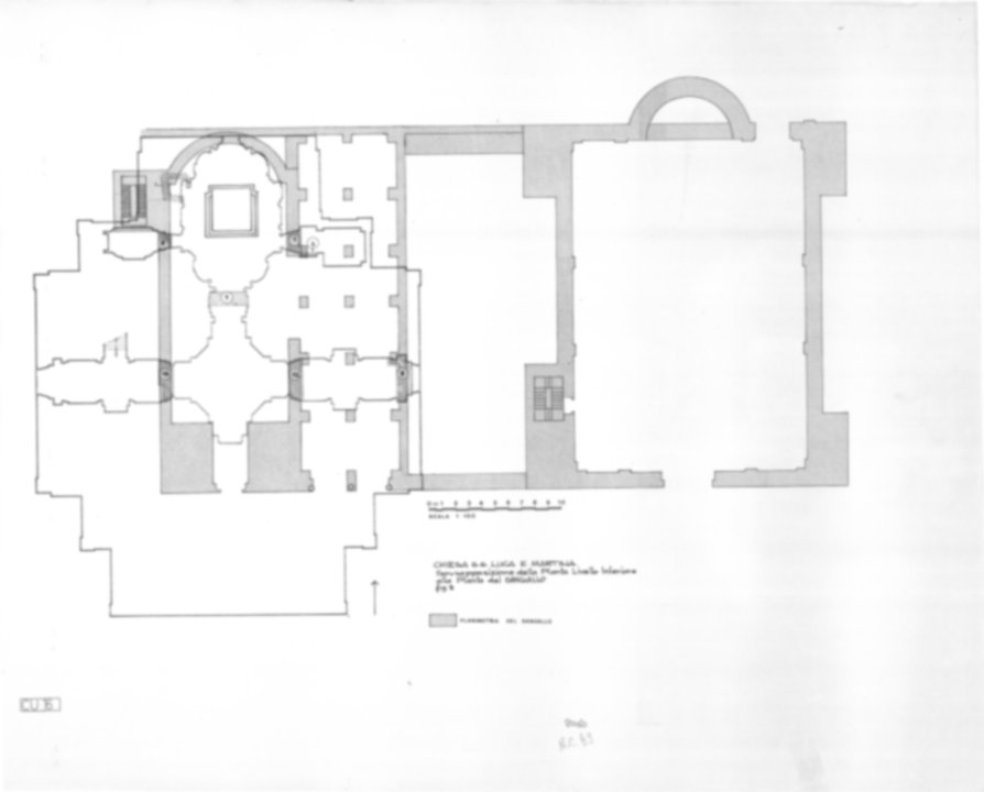 Roma, Foro Romano. Curia Senatus; Chiesa Santi Luca e Martina