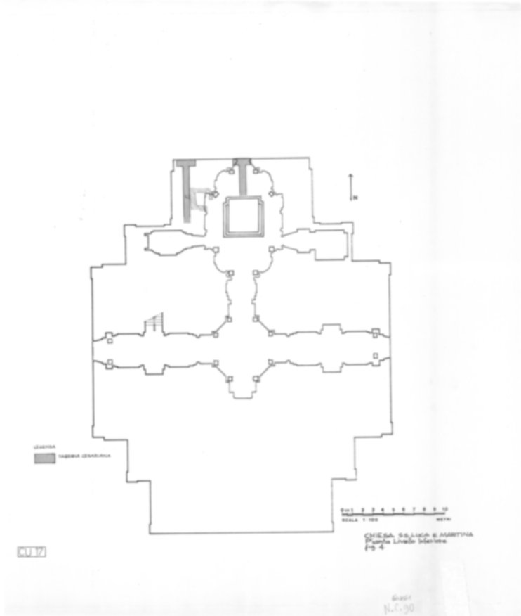 Roma, Foro Romano. Curia Senatus; Chiesa Santi Luca e Martina